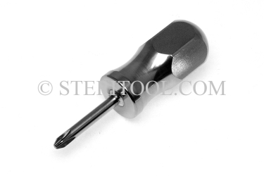 #21227 - Philips #3 Stainless Steel Stubby Screwdriver, SS Handle. screwdriver, screw, phillips, philips, stubby, stainless steel